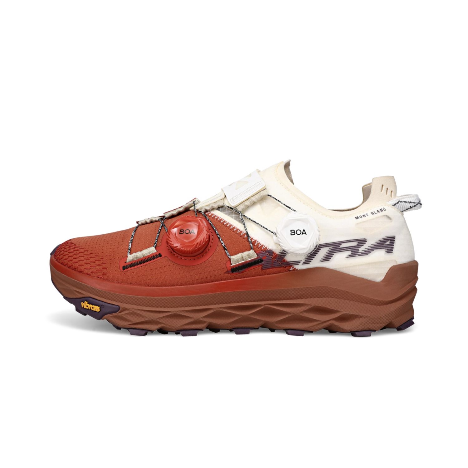 Altra Mont Blanc Boa Women's Trail Running Shoes Burgundy | South Africa-54273919
